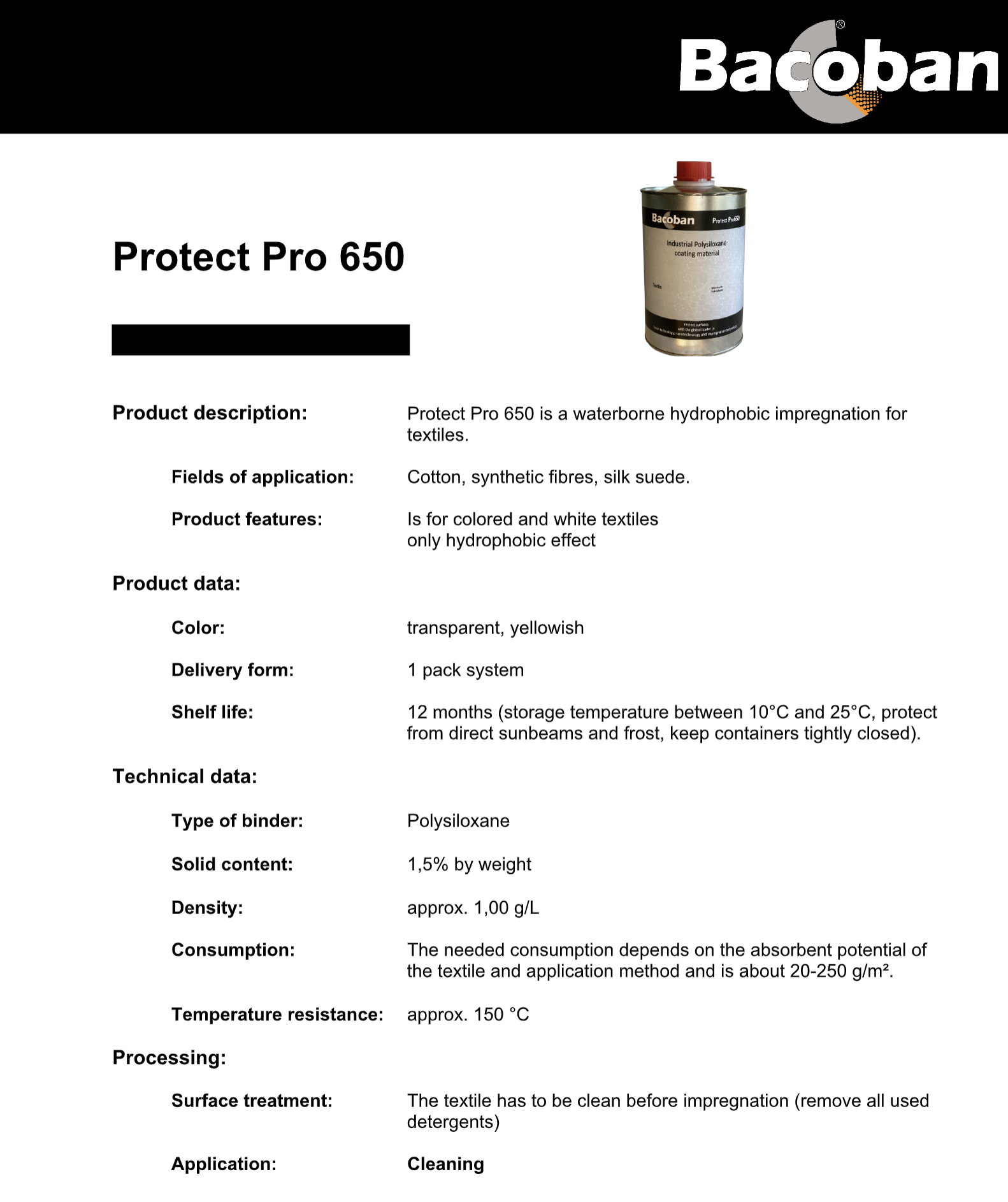 Protect Pro 650 details